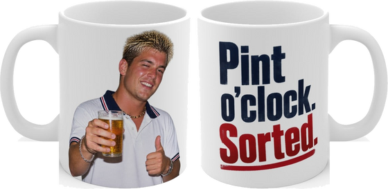 Pint o'clock. Sorted.