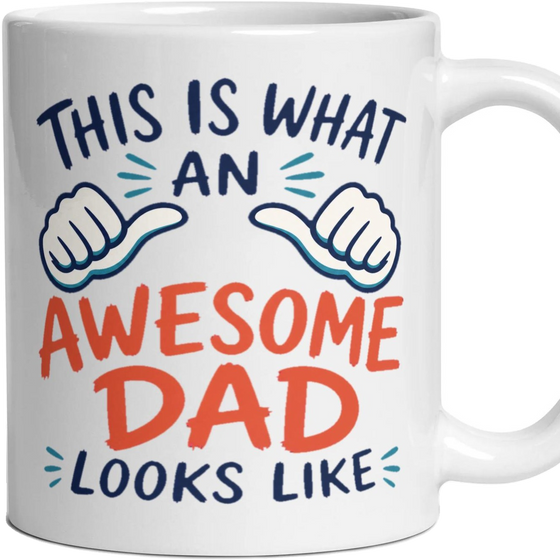 THIS IS WHAT AN AWESOME DAD LOOKS LIKE
