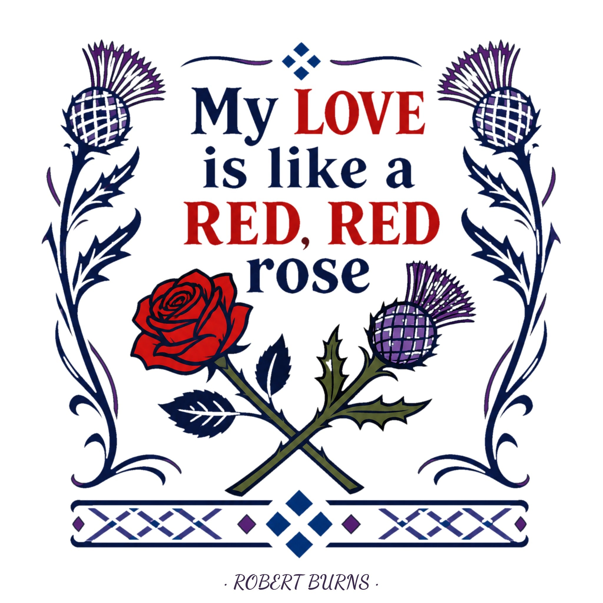 Close-up of the printed design