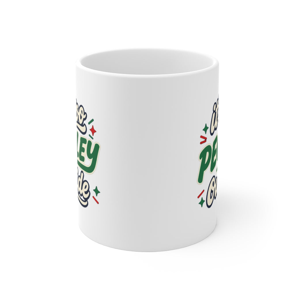 front view of the mug