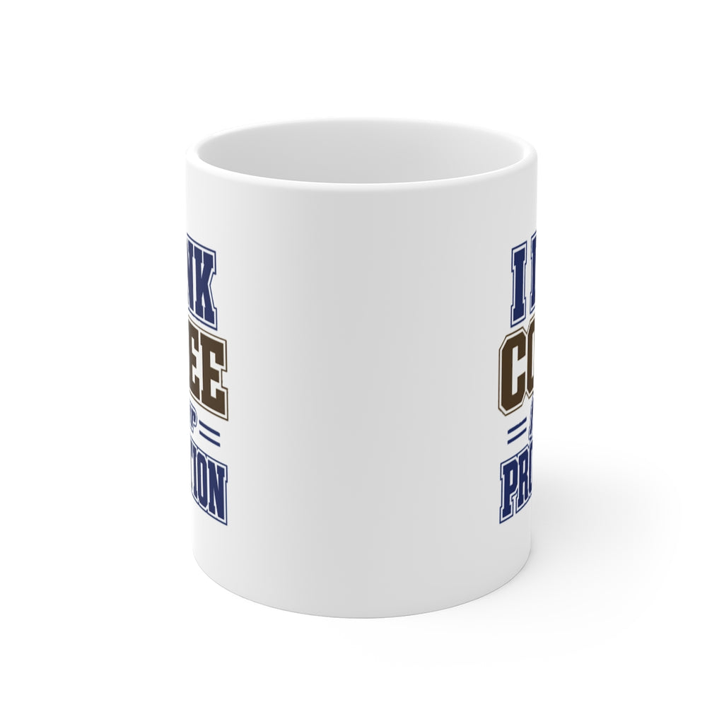 front view of the mug