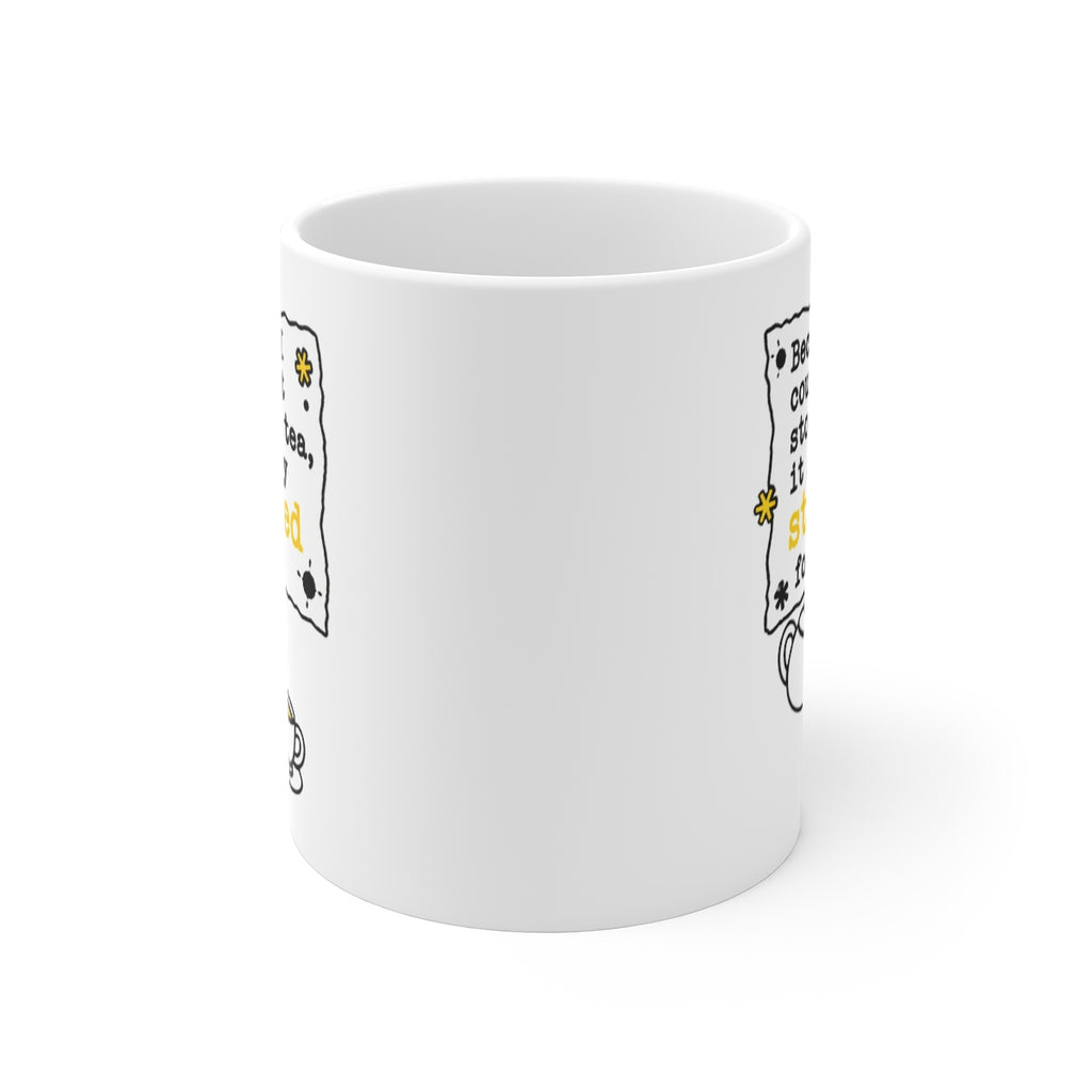 front view of the mug