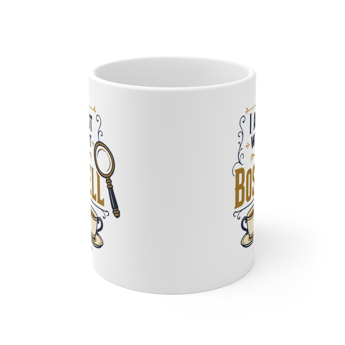 front view of the mug