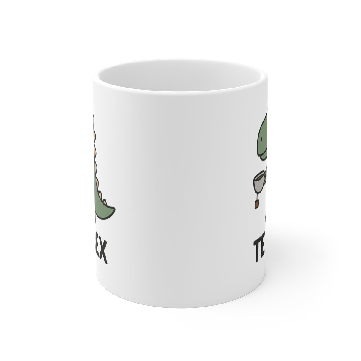 front view of the mug