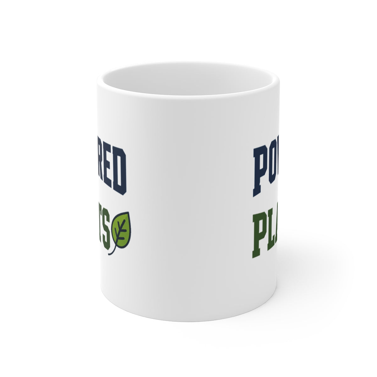 front view of the mug