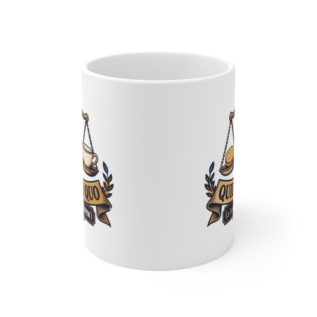 front view of the mug