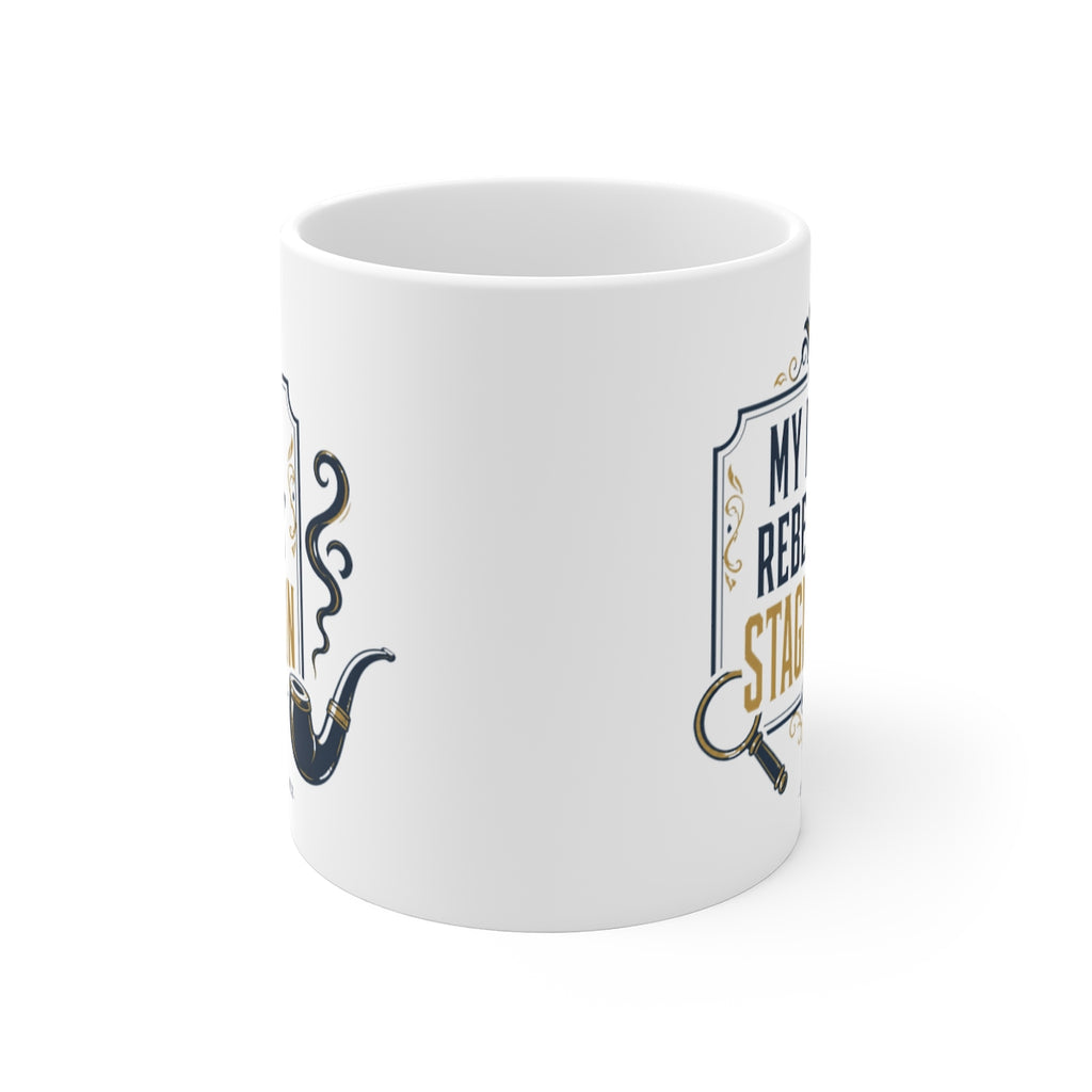 front view of the mug