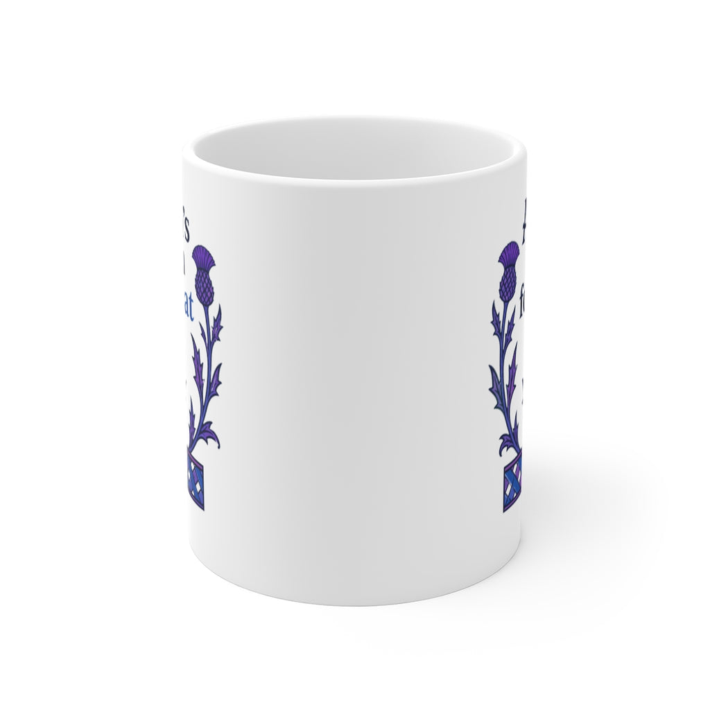 front view of the mug