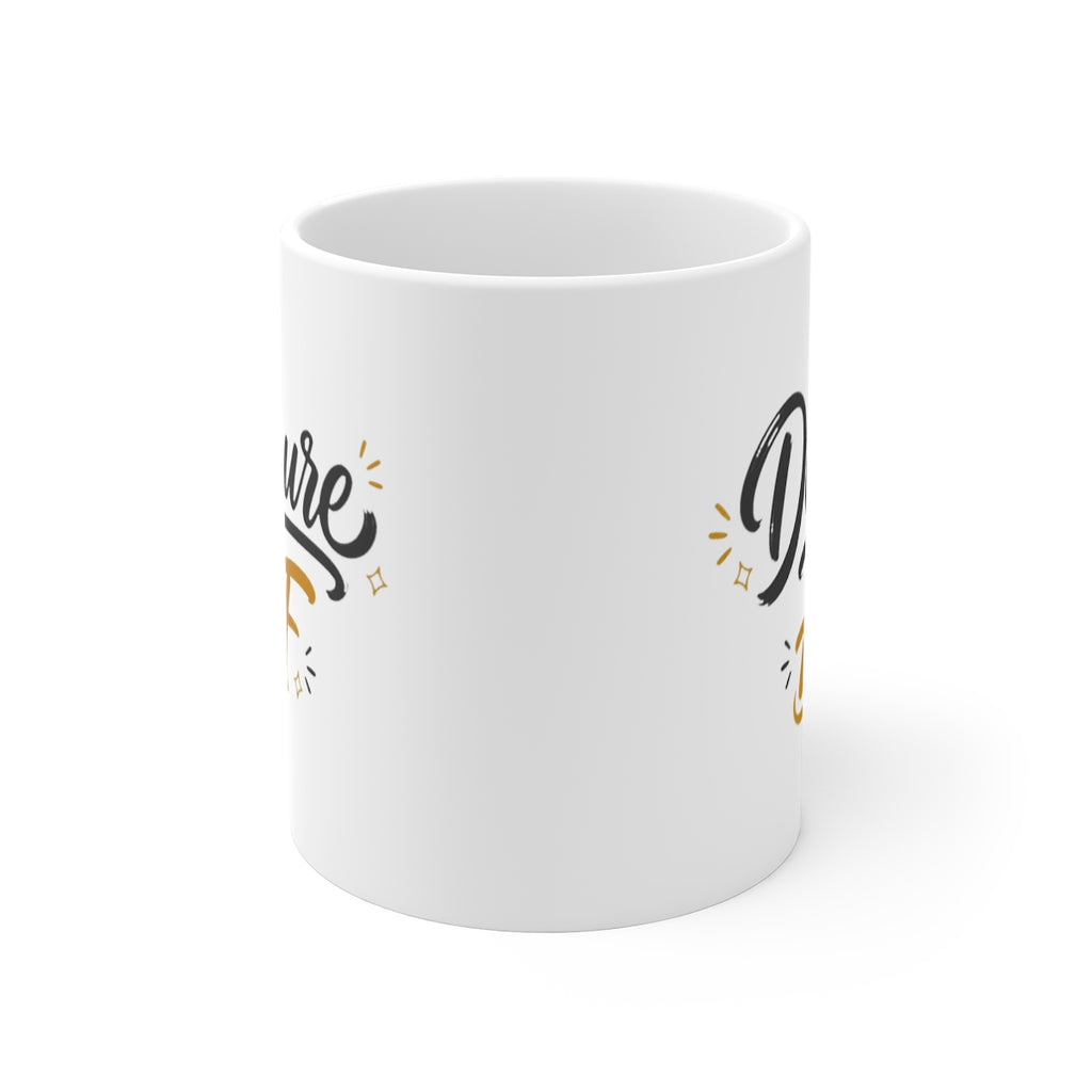 front view of the mug