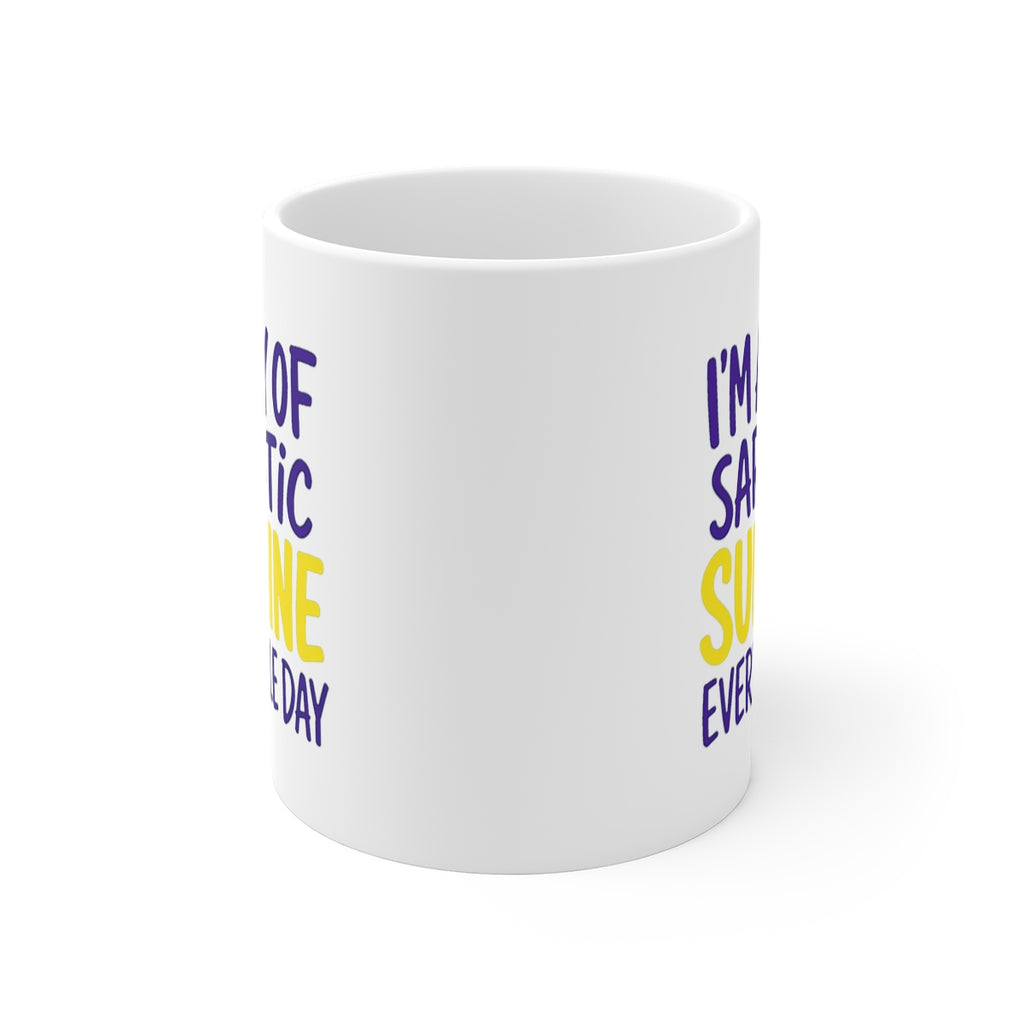 front view of the mug