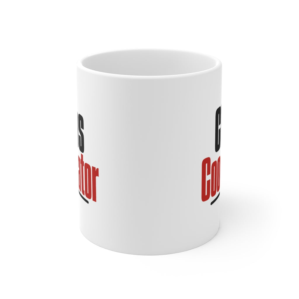 front view of the mug