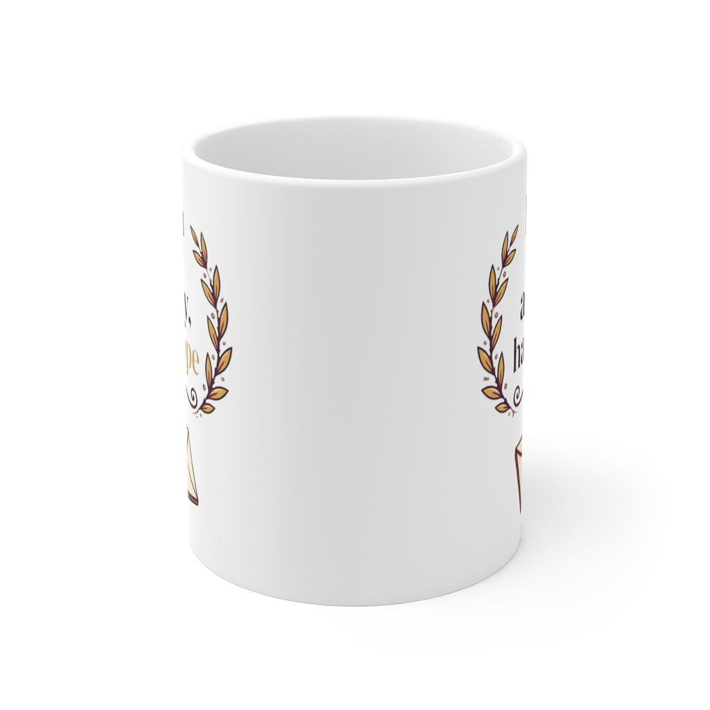 front view of the mug