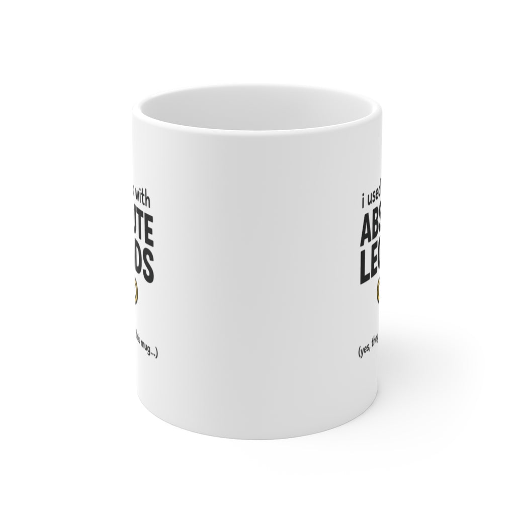 front view of the mug