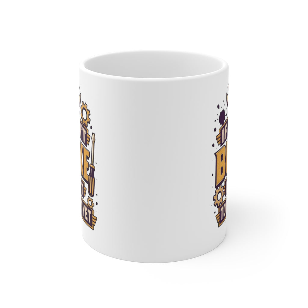 front view of the mug