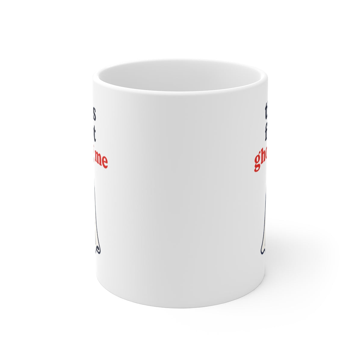 front view of the mug