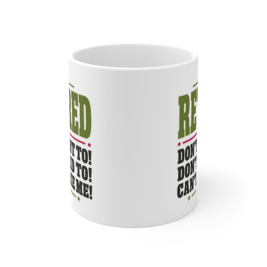 front view of the mug