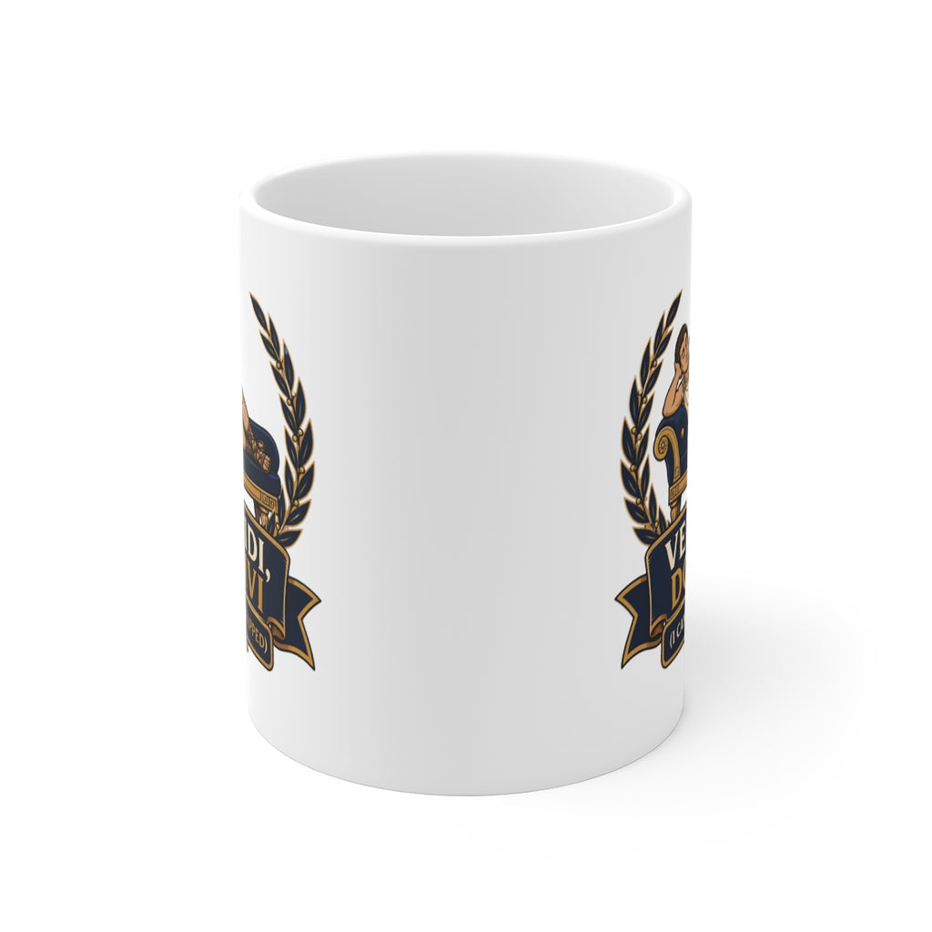 front view of the mug