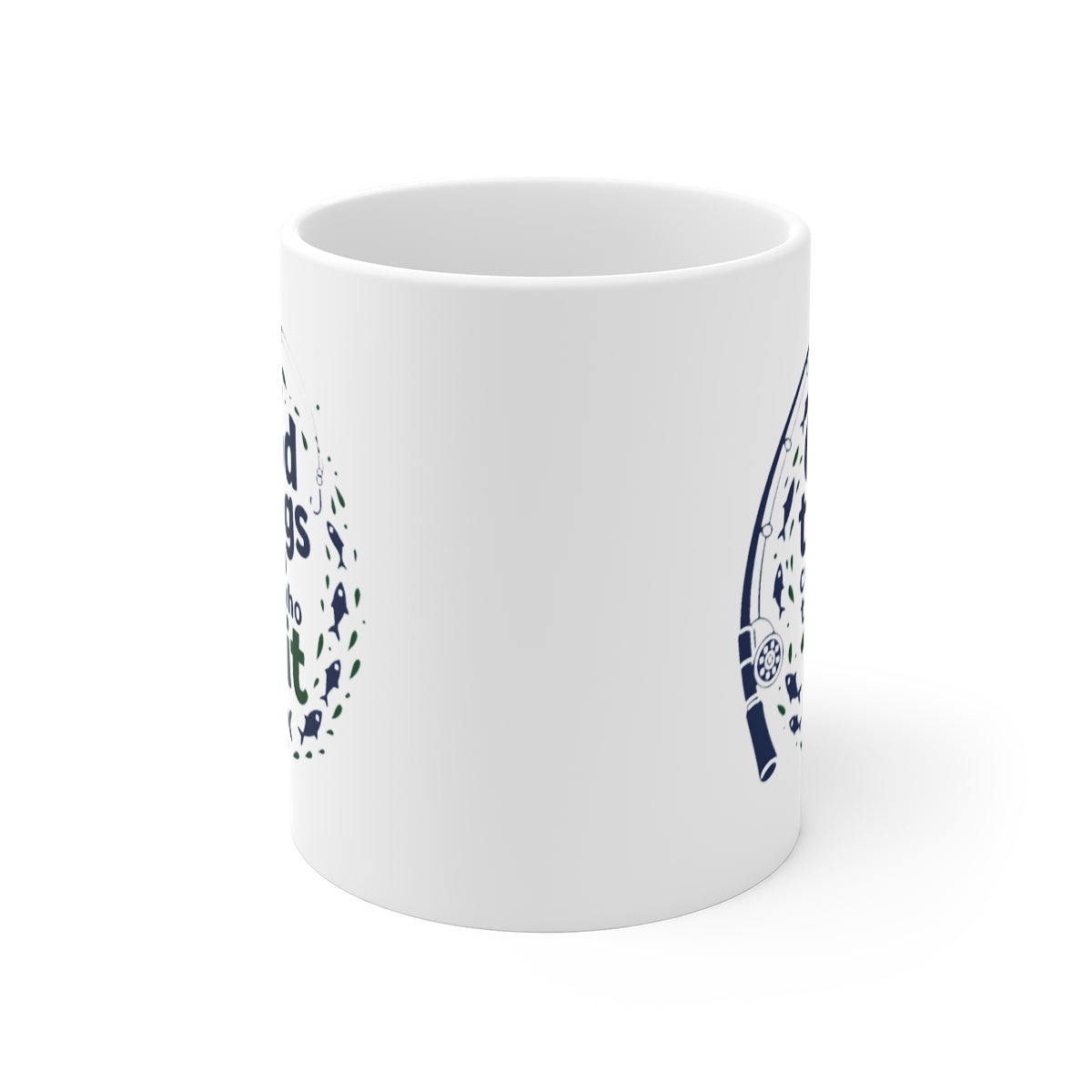 front view of the mug