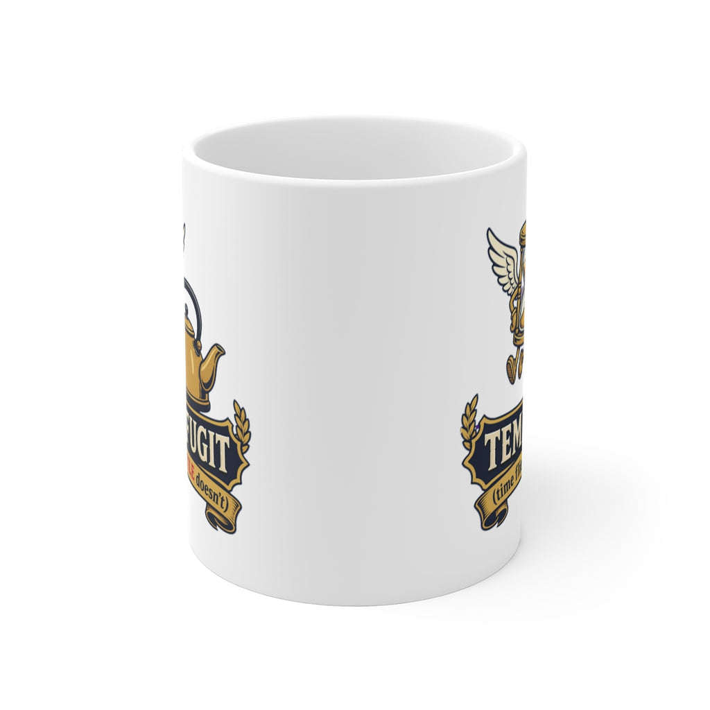 front view of the mug