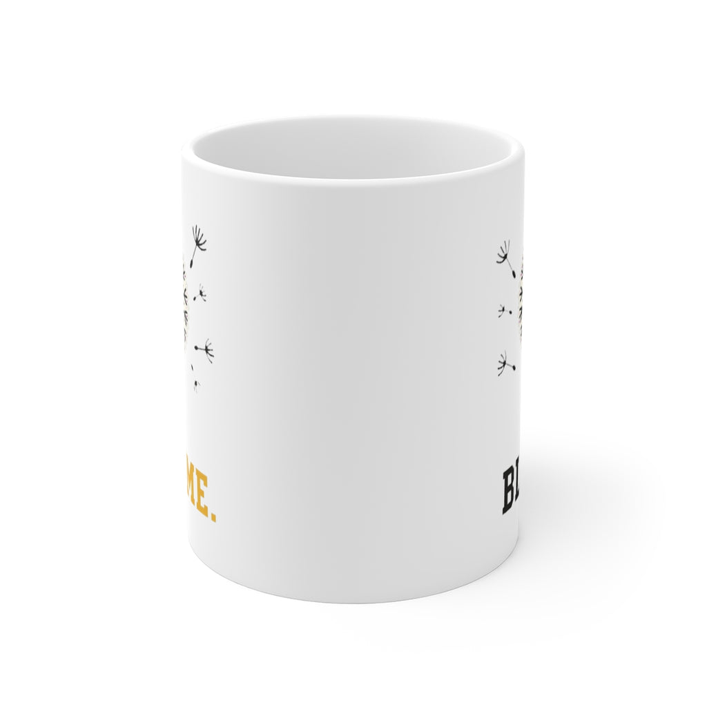 front view of the mug