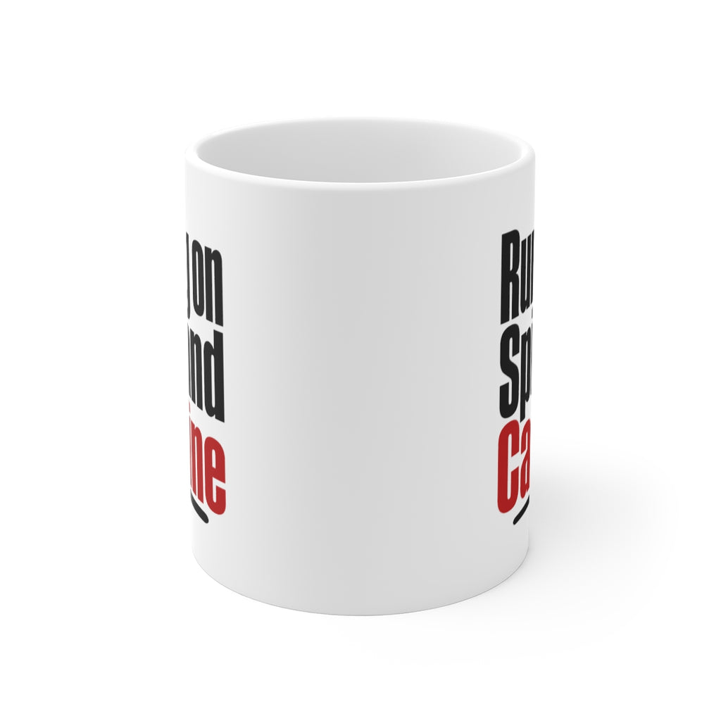 front view of the mug