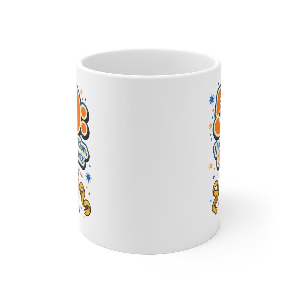 front view of the mug