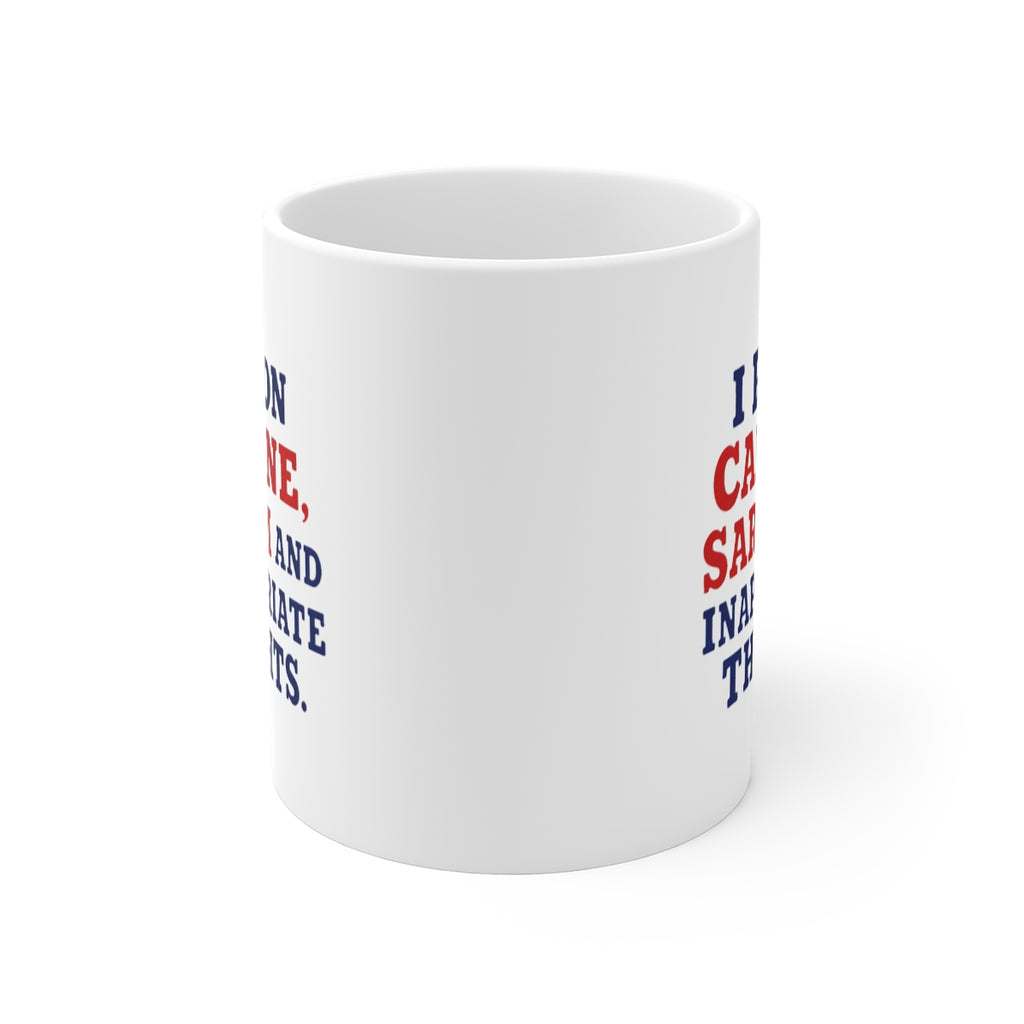 front view of the mug