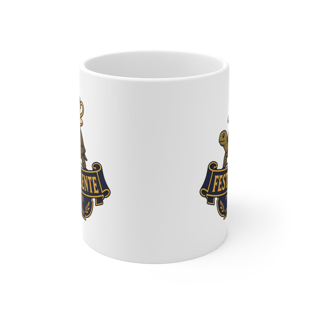 front view of the mug