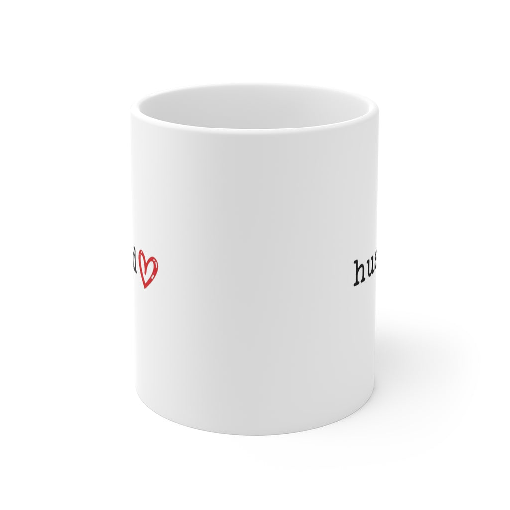 front view of the mug
