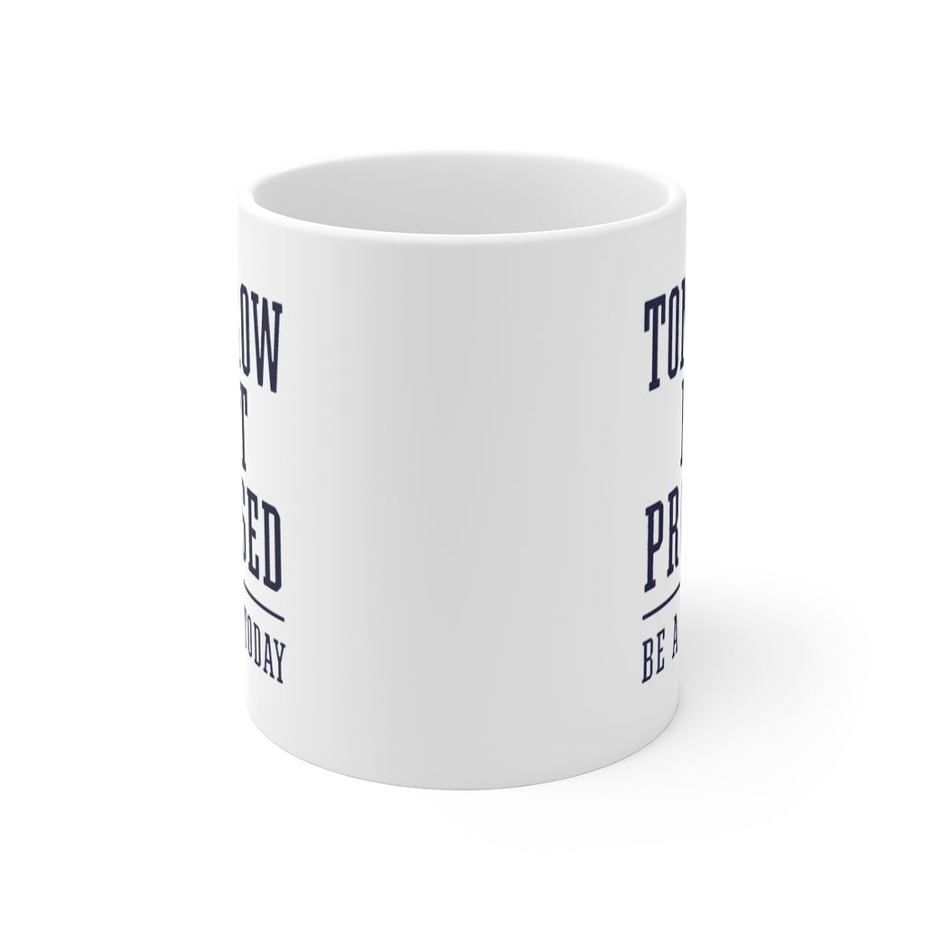 front view of the mug