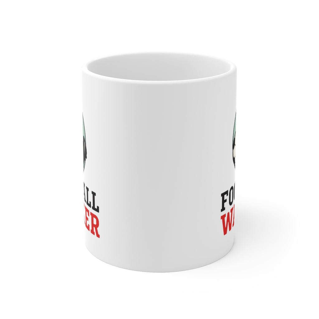 front view of the mug