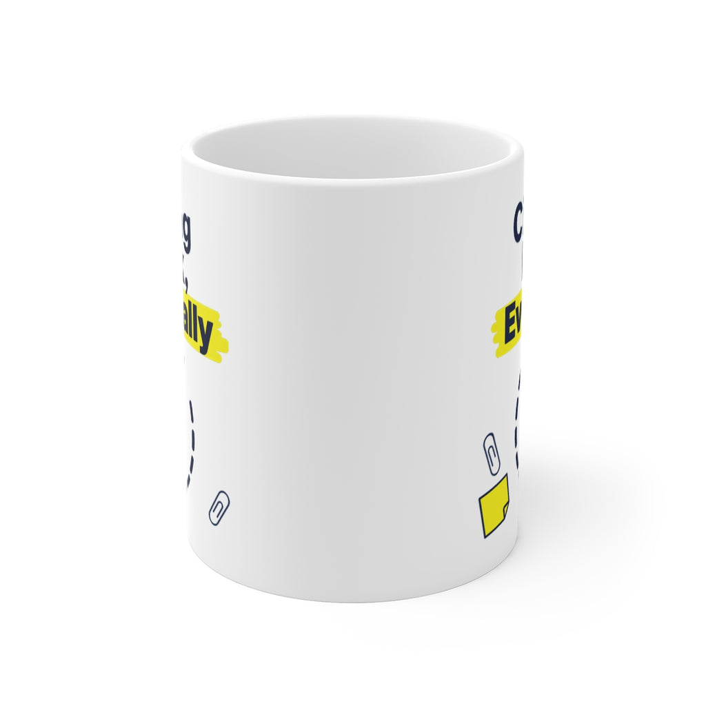 front view of the mug