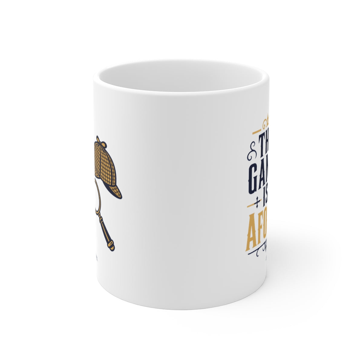 front view of the mug