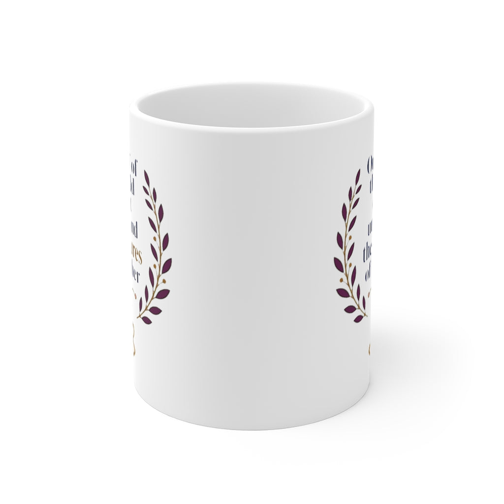front view of the mug