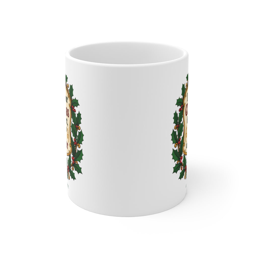 front view of the mug