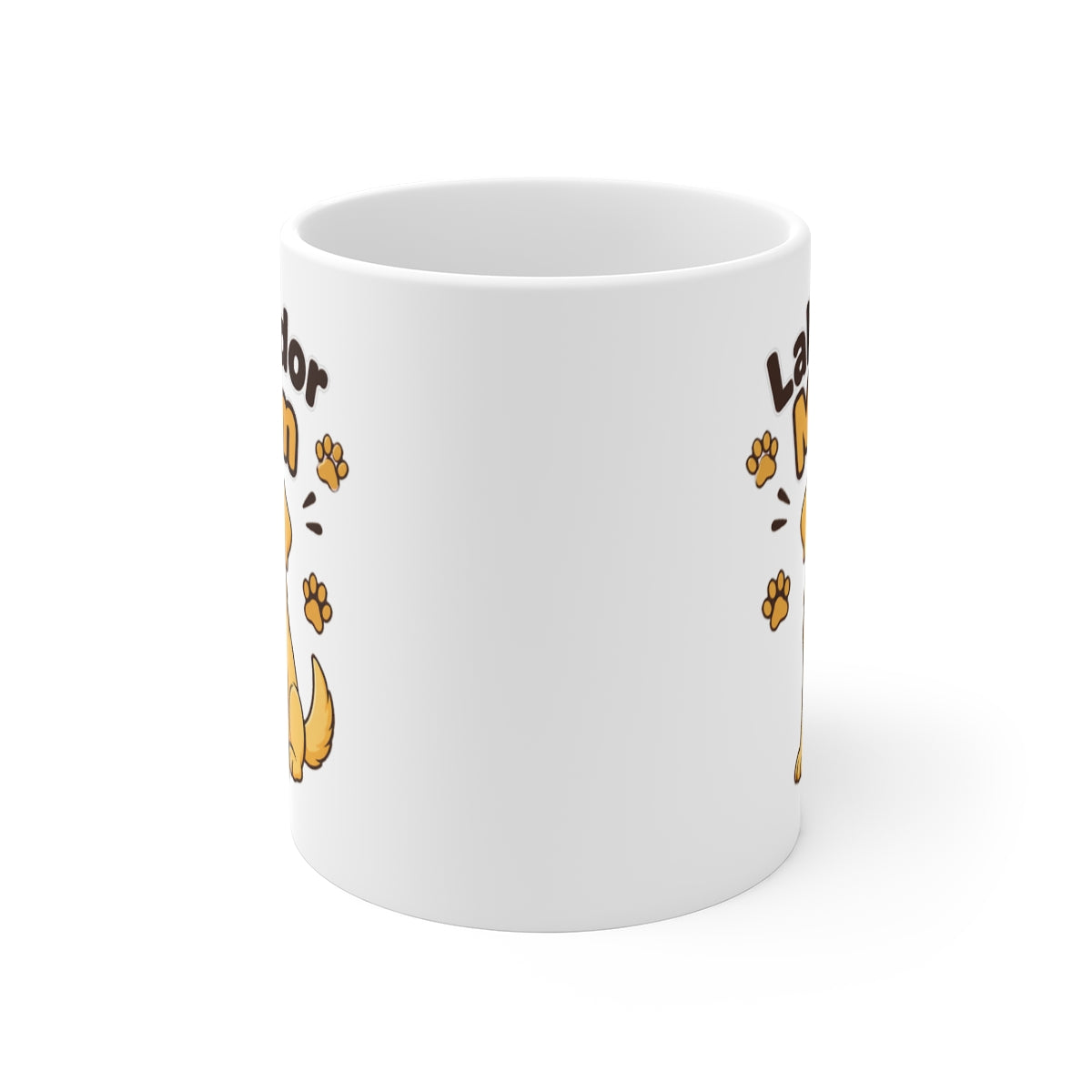 front view of the mug