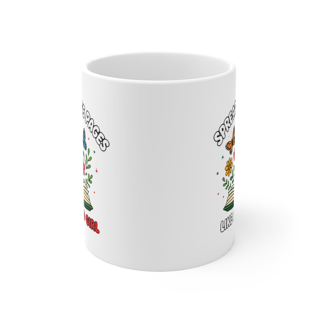 front view of the mug
