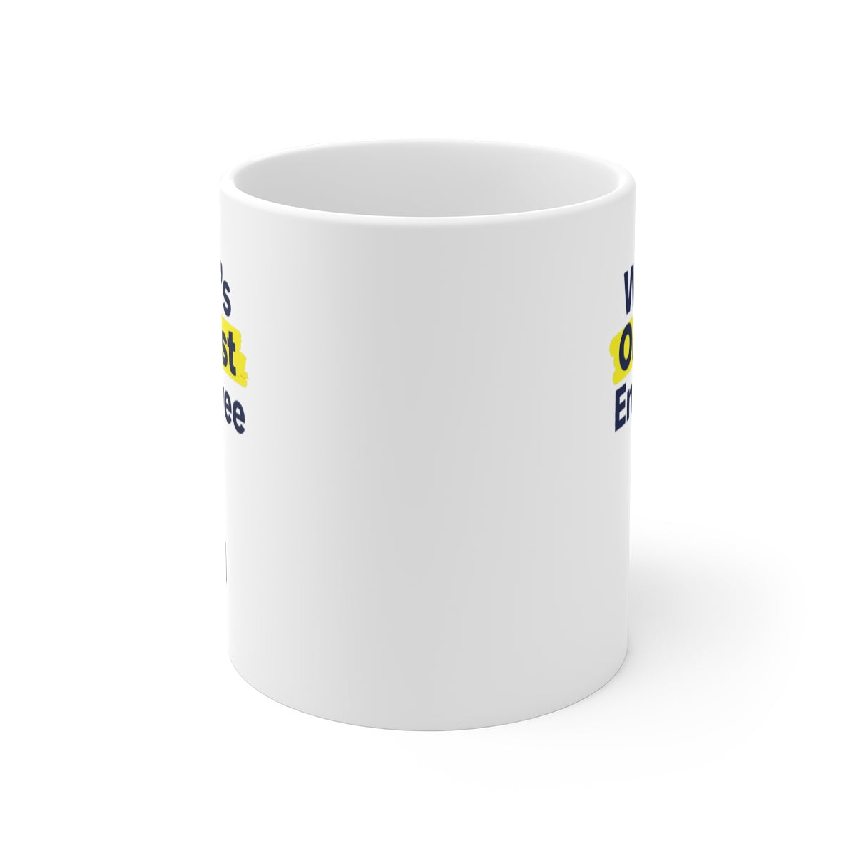 front view of the mug