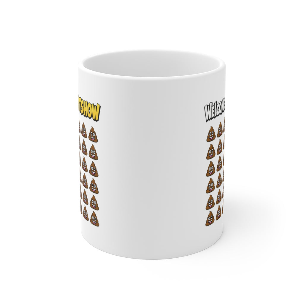 front view of the mug