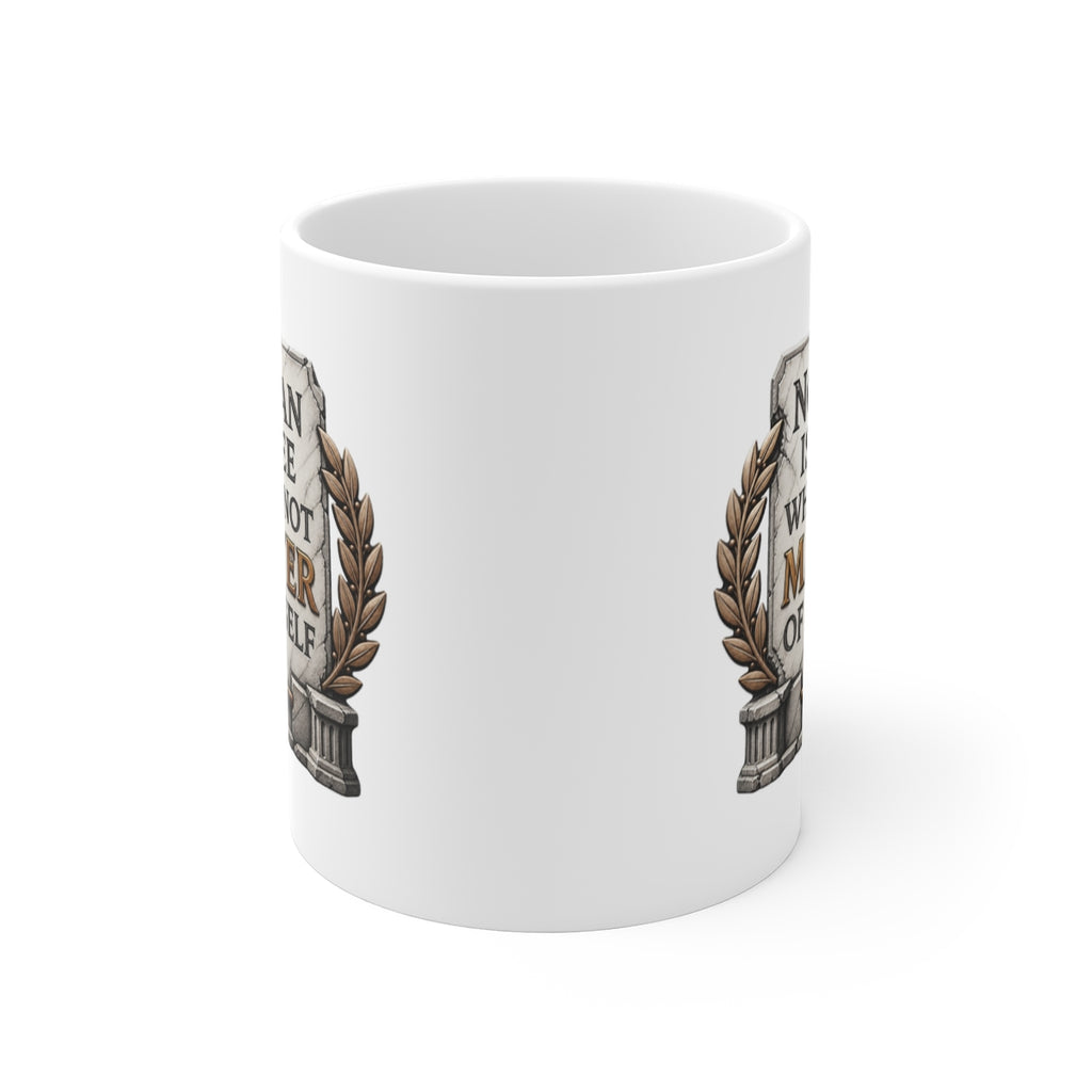 front view of the mug