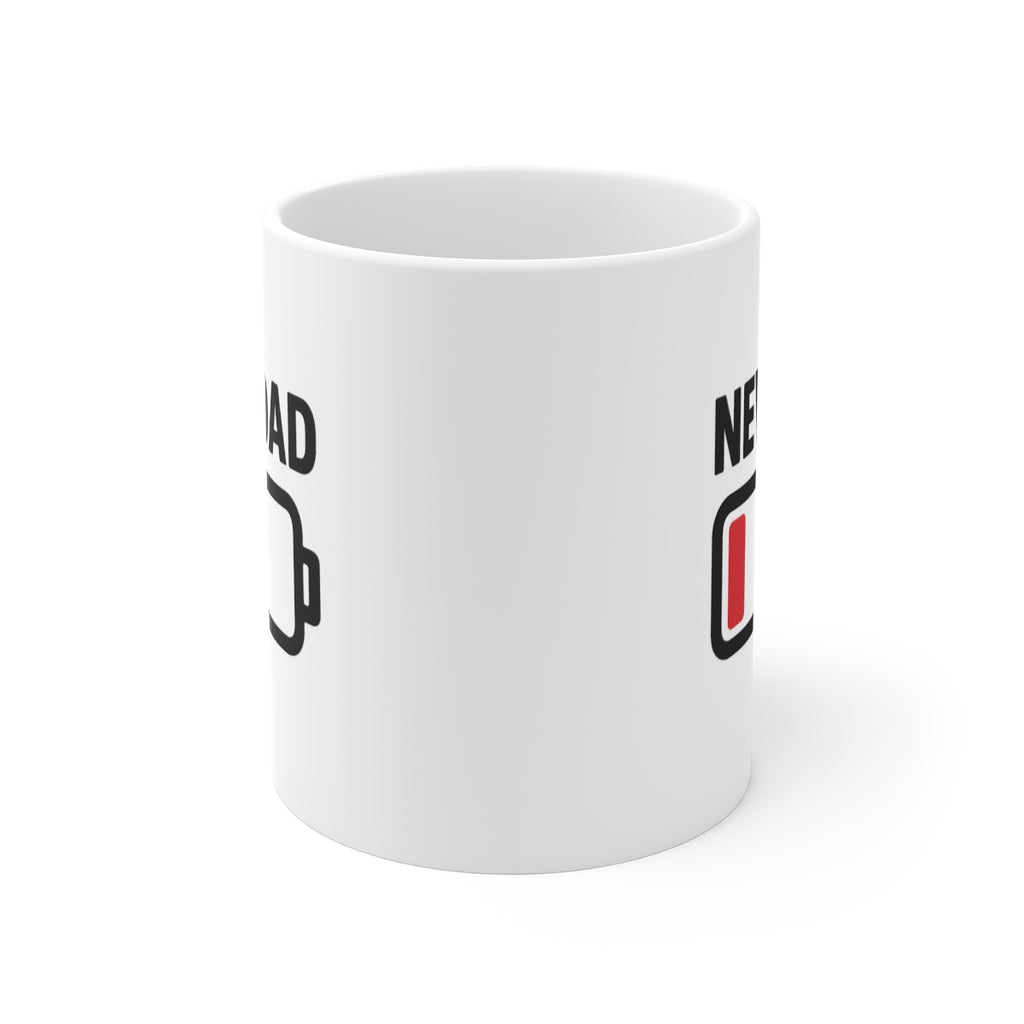 front view of the mug