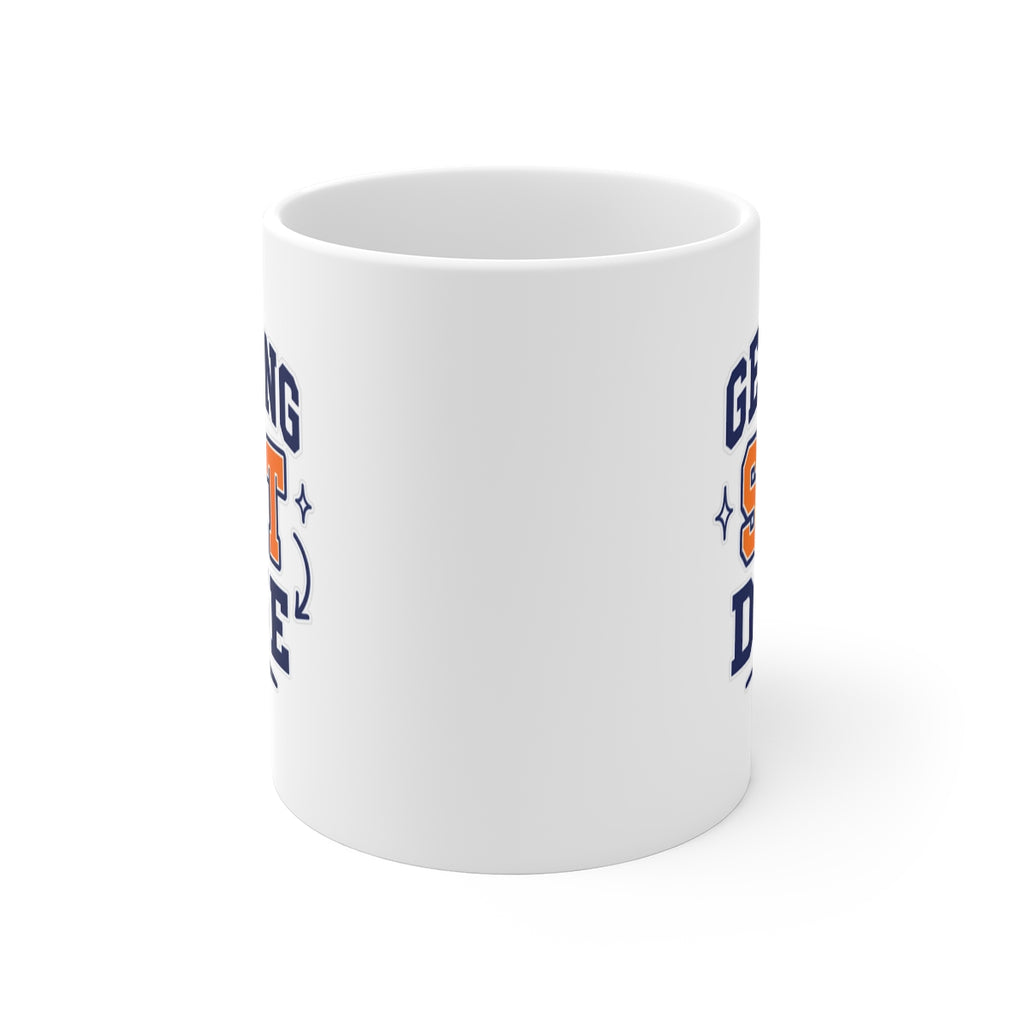 front view of the mug