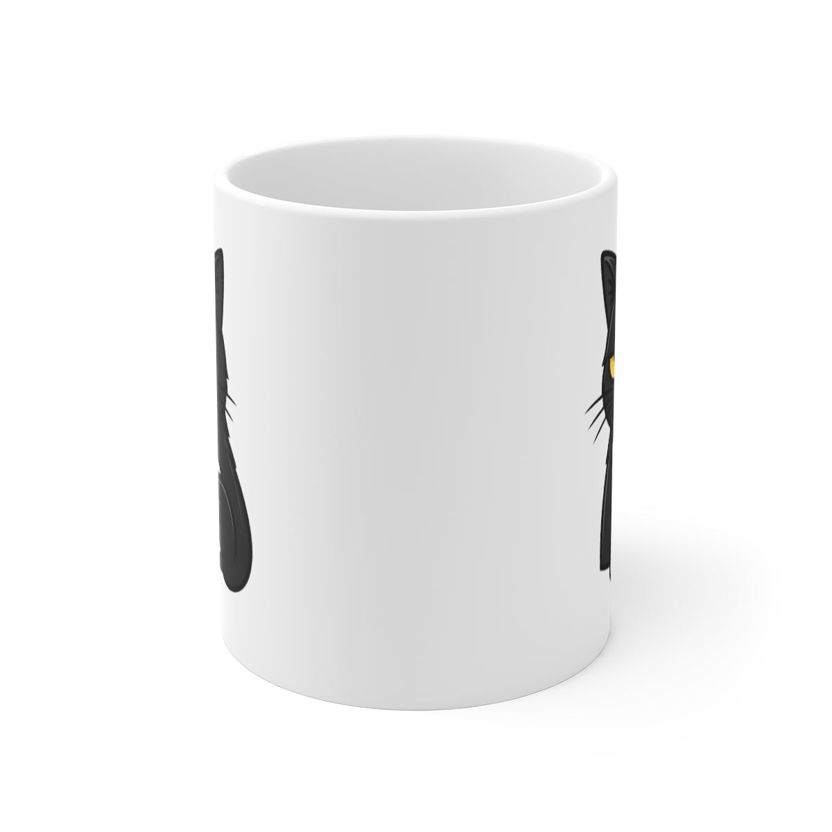 front view of the mug
