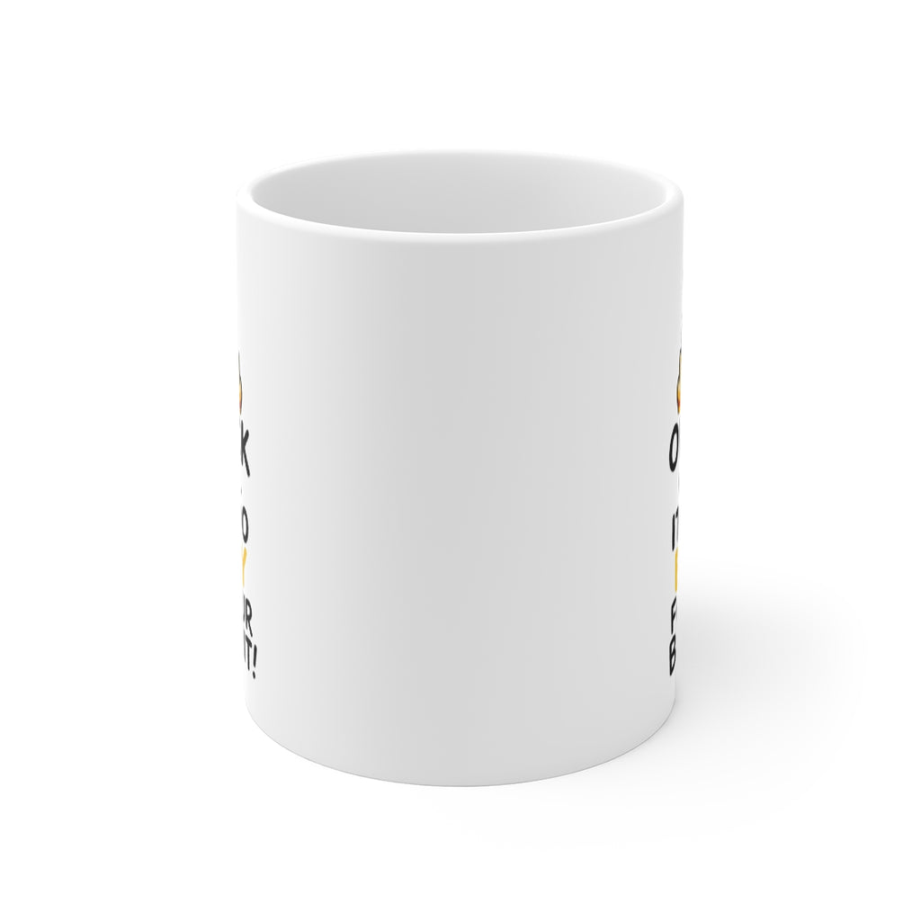 front view of the mug
