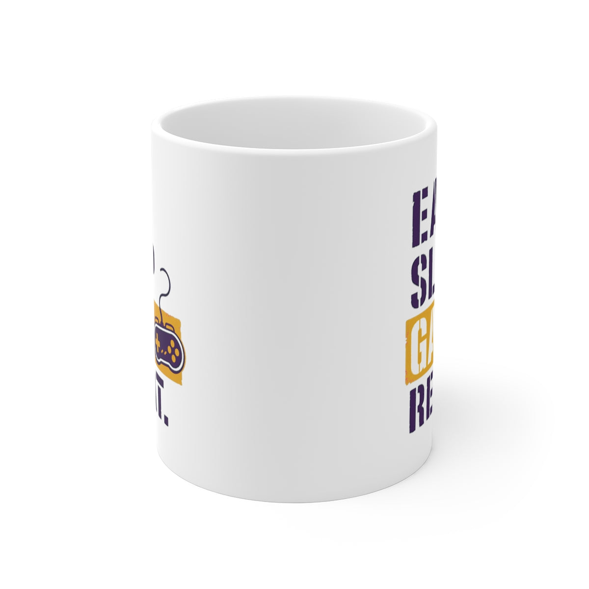 front view of the mug