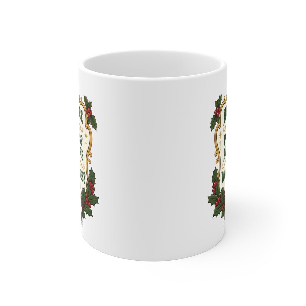 front view of the mug