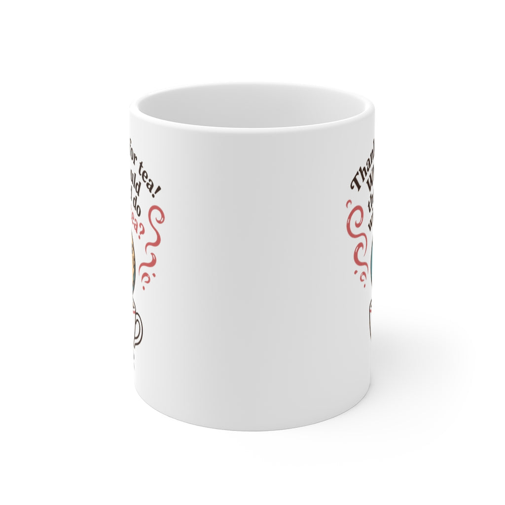 front view of the mug