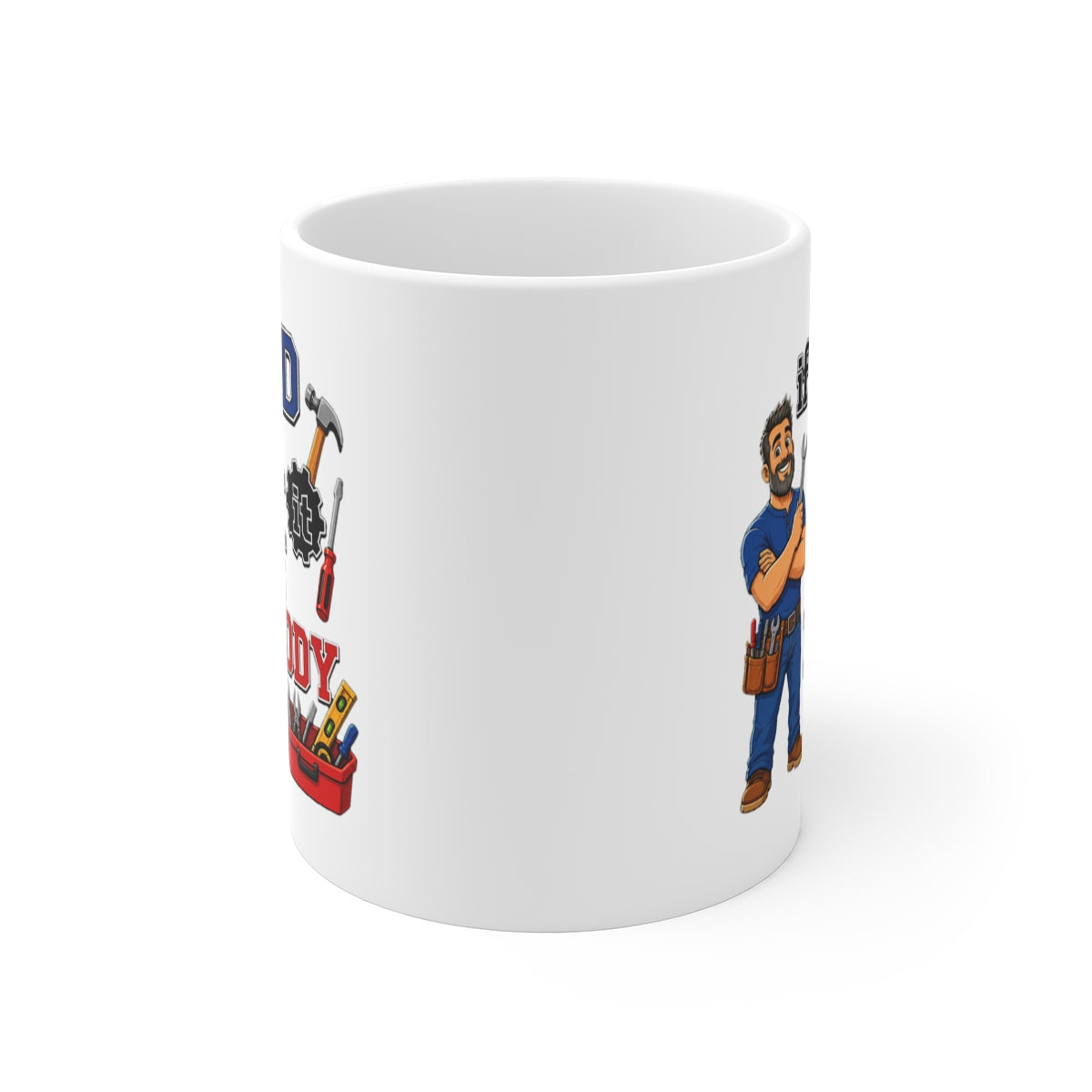 front view of the mug