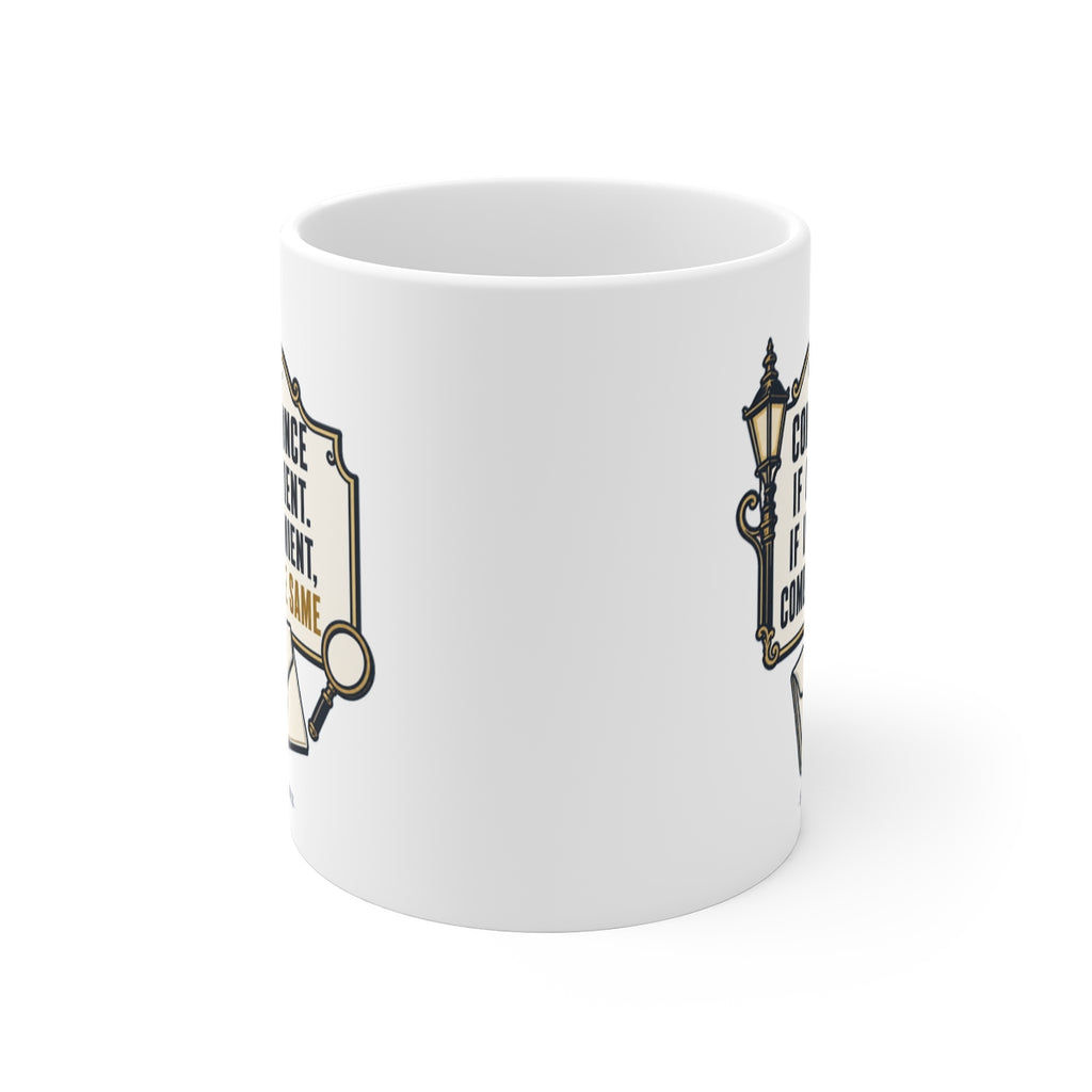 front view of the mug