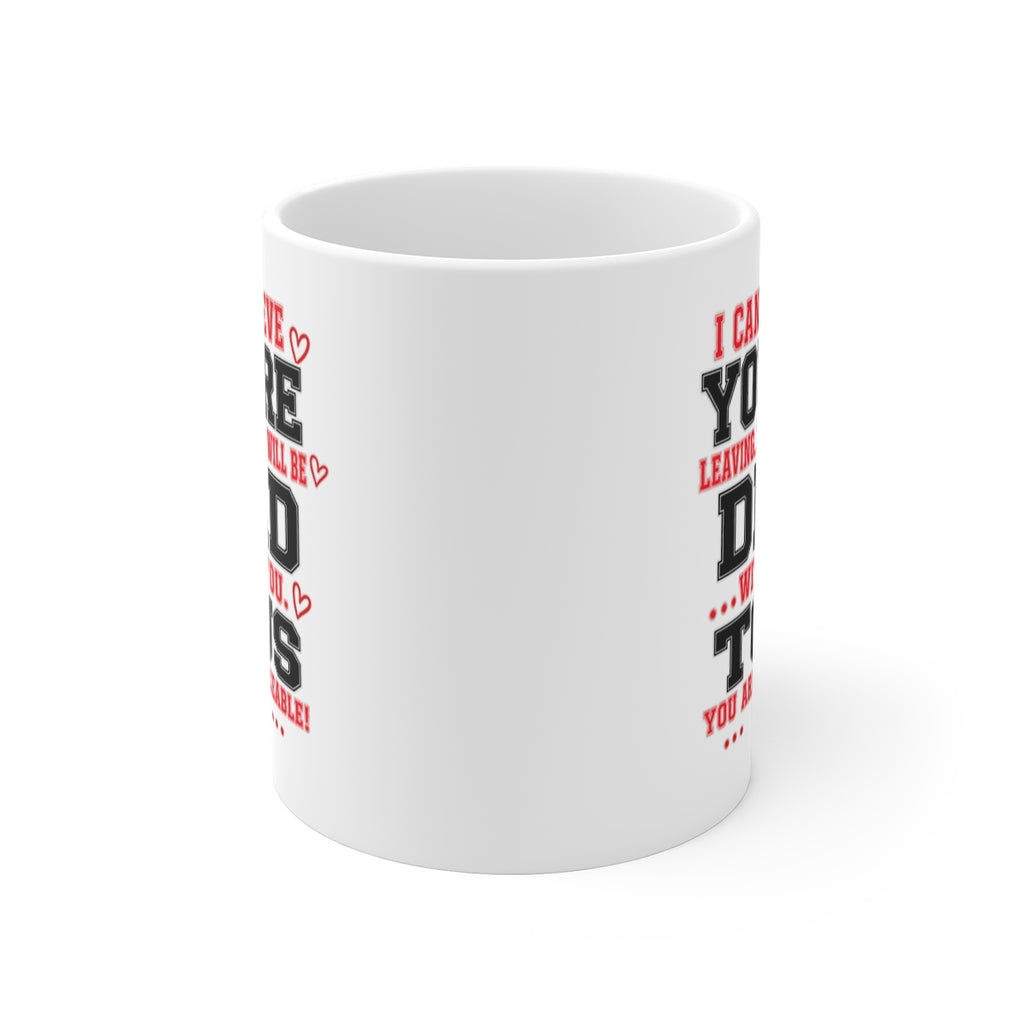 front view of the mug